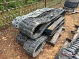(4) USED RUBBER TRACKS