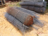 PALLET OF USED CHAIN LINK FENCE