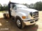 2008 FORD F650S/A FLATBED DUMP TRUCK