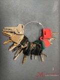 (1) NEW 24 PIECE EQUIPMENT KEY RING