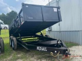 2022 NEX HAUL 14' DOUBLE AXLE DUMP TRAILER