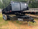 2022 NEX HAUL 14' DOUBLE AXLE DUMP TRAILER