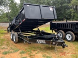 2022 NEX HAUL 14' DOUBLE AXLE DUMP TRAILER