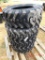 (4) NEW SKID STEER TIRES