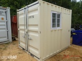 NEW 10'X7' CONTAINER WITH DOORS AND WINDOW