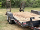 16' DOUBLE AXLE TRAILER WITH RAMPS