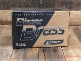 350 ROUND BOX OF BLAZER BRASS 9MM LUGER 115GR FMJ AMMO...