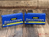 2 BOXES OF SPEER LAWMAN 9MM LUGER 115 GR. FMJ AMMO