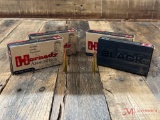 GROUP OF 4 MISC BOXES OF HORNADY 300 BLACKOUT AMMO