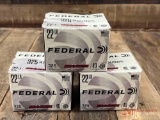 3 BOXES OF FEDERAL AUTOMATCH 22LR 40GR AMMO