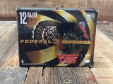 5 ROUND BOX OF FEDERAL HEAVYWEIGHT TSS 12GA 3.5IN 7-9 SHOT SHELLS