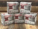 5 BOXES OF WINCHESTER SUPER X 20GA 2 3/4IN #8 SHOT UPLAND GAME LOAD AMMO