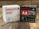 2 MISC BOXES OF WINCHESTER 20GA 2 3/4IN #8 SHOT TARGET LOAD AMMO