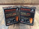 2 BOXES OF WINCHESTER PDX1 DEFENDER 410 GAUGE 3IN AMMO