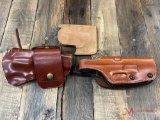 GROUP OF 3 GALCO LEATHER HOLSTERS