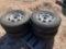 (4) 245/70R17 TOYO OPEN COUNTRY TIRES WITH F-150 WHEELS