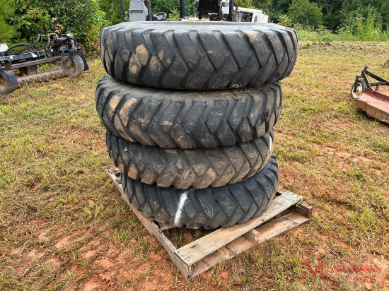(4) 12.00-24 MILITARY TIRES AND WHEELS