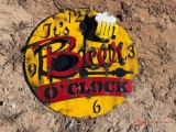 BEER O'CLOCK SIGN