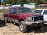 2004 FORD F-250 LARIAT SUPER DUTY PICKUP TRUCK