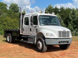 2012 FREIGHTLINER BUSINESS CLASS M2 FLATBED TRUCK