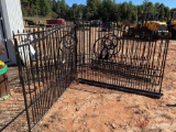 16' METAL GATE DEER DESIGN