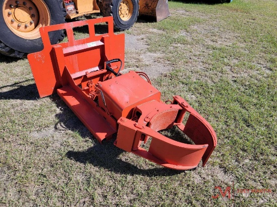 HYDRAULIC ROTATING CLAMP SKID STEER ATTACHMENT