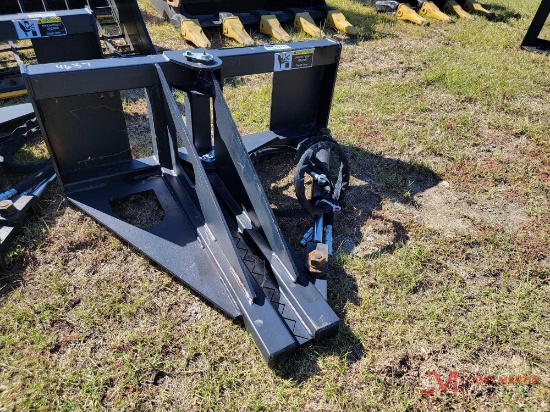 NEW HYDRAULIC POST/TREE PULLER SKID STEER ATTACHMENT