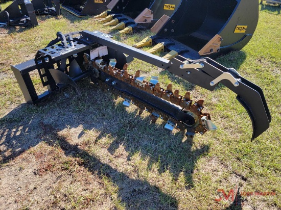 NEW HYDRAULIC TRENCHER SKID STEER ATTACHMENT