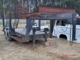 4 BOLSTER GOOSENECK LOG/EQUIPMENT TRAILER