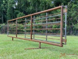 NEW 24' FREE STANDING H.D PANEL W/12' SWING GATE