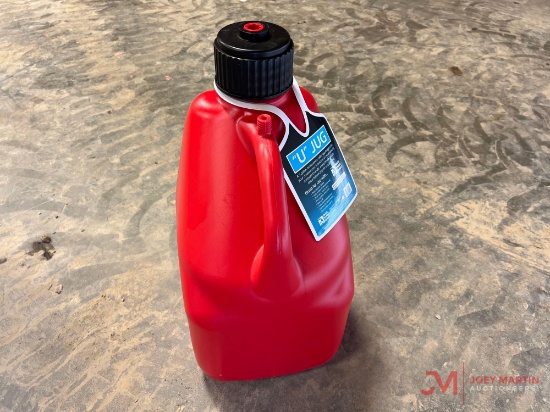 NEW 5 GALLON FUEL JUG WITH NOZZLE