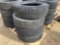 (4) 255/70R 22.5 TIRES