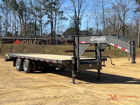 NEW 2023 DELTA 210GN 20' PLUS 5' GOOSENECK TRAILER