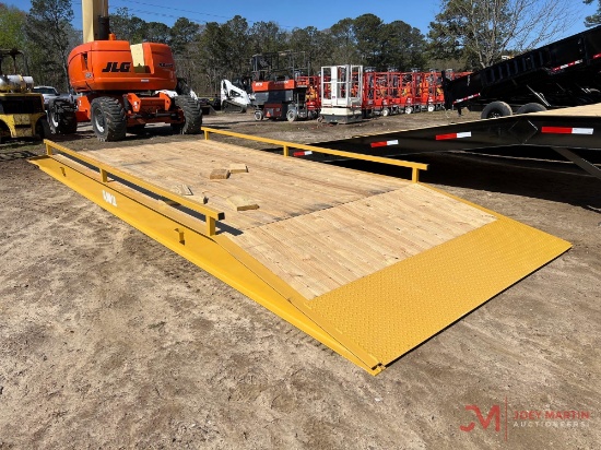NEW PRO-SERIES 14,000 LB CAPACITY BRIDGE WITH RAMPS AND SQUARE TUBE CURB