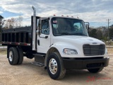 2015 FREIGHTLINER M2 SINGLE AXLE...FLATBED DUMP TRUCK