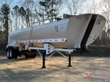 2016 TRAVIS FRAMELESS ALUMINUM DUMP TRAILER