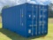 (1) 2022 SINGLE TRIP 20' SHIPPING CONTAINER