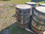 (1) 50 GALLON WHISKEY BARREL