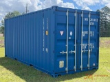 (1) 2022 SINGLE TRIP 20' SHIPPING CONTAINER