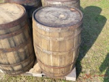 (1) 50 GALLON WHISKEY BARREL