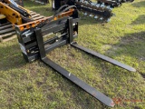 WOLVERINE HYDRAULIC SHIFT PALLET FORKS SKID STEER ATTACHMENT