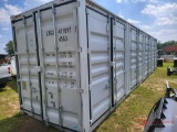 ONE TRIP 40' SHIPPING CONTAINER FOUR SIDE DOUBLE DOORS ONE END DOUBLE DOOR