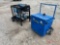 STRAIGHTLINE AIR HAMMER DRILL (ROCK DRILL) WITH HYDRAULIC UNIT.