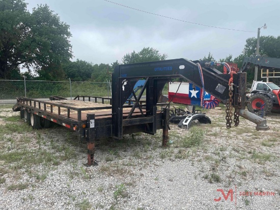 2008 BELSHE 102" X 27' TANDEM AXLE GOOSENECK TRAILER