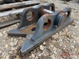 EXCAVATOR THUMB ATTACHMENT BACKING PLATE