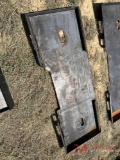 NEW BACKING PLATE SKID STEER QUICK ATTACH