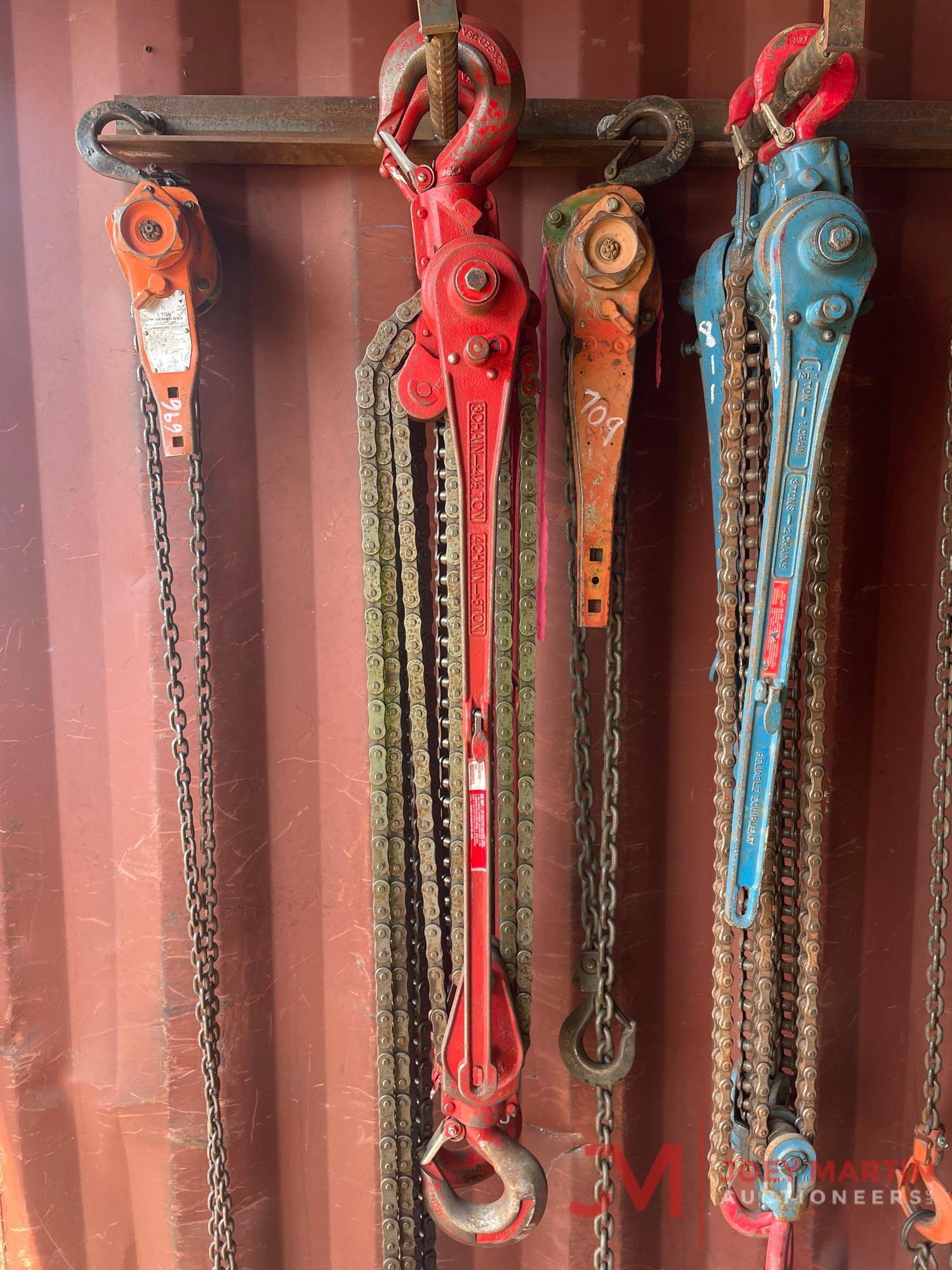(1) COFFING ROLLER CHAIN MANUAL LEVER HOIST, 3 Proxibid