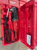 UNUSED MILWAUKEE HEAVY DUTY SUPER HAWG ELECTRIC ANGLE DRILL WITH CASE