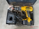 DEWALT 18V DRILL WITH BATTERY, CASE AND (2) CHARGERS