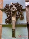 JET 1 1/2 TON LEVER CHAIN HOIST, (PIC IS A SAMPLE, ITEMS MAY VARY IN CONDITION)